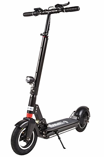 Freego 10 Inch Folding Electric Kick Scooter, 3 Block Height and Speed, Double...