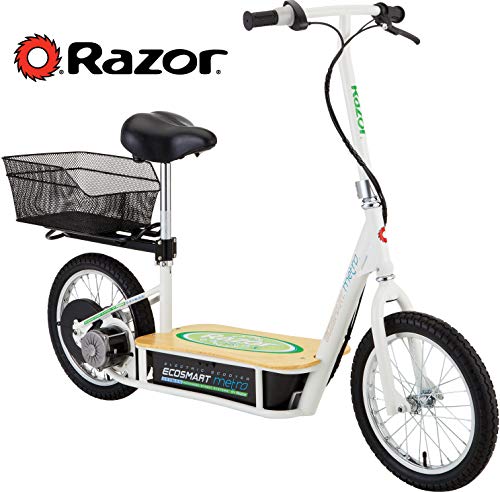 Razor EcoSmart Metro Electric Scooter For Adults - 500W High Torque Motor, Up to...